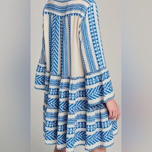 En Crème | Embroidered Ella Tunic Dress